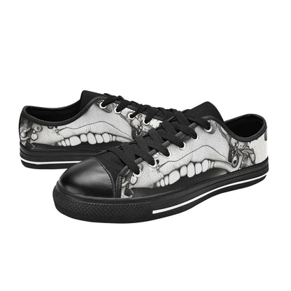 WOMEN'S Freestyle Horror Canvas Grunge Custom Sneakers