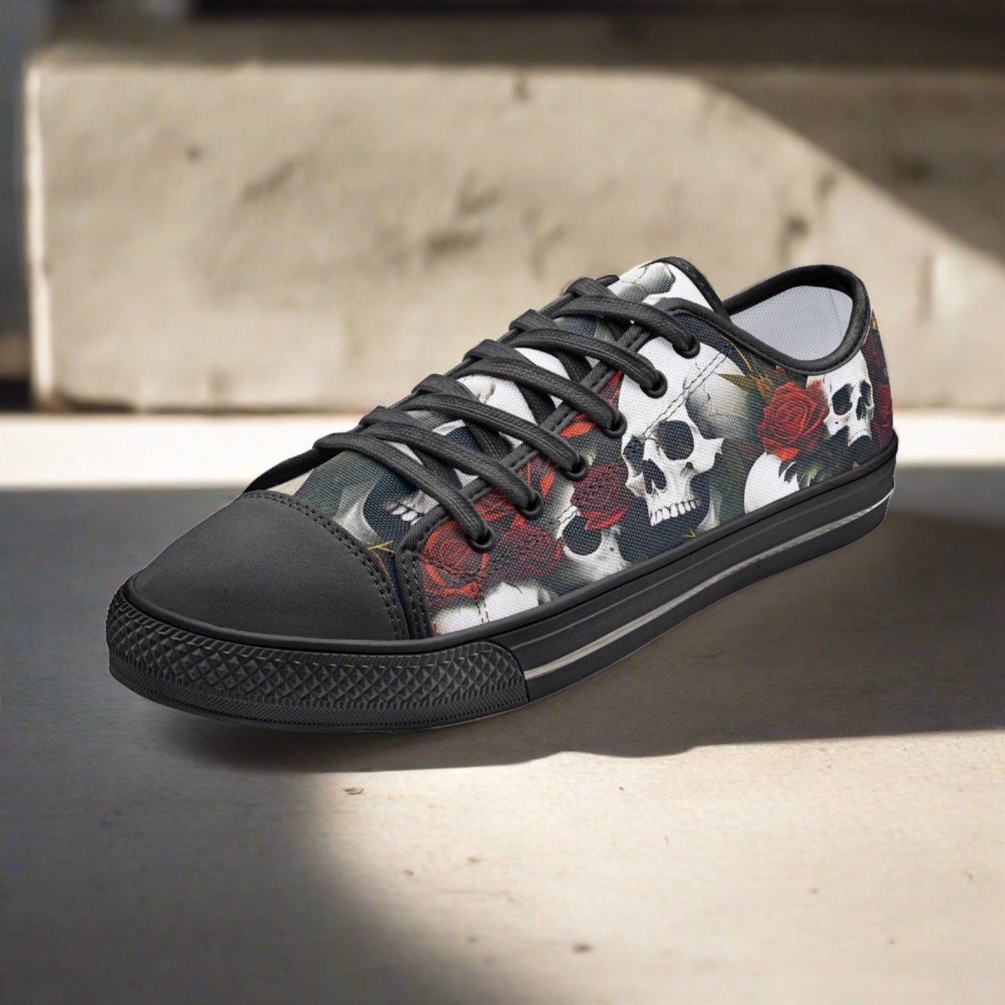 Cyberpunk Red Gold Custom Bold Art - Freaky Shoes | Custom Art Sneakers