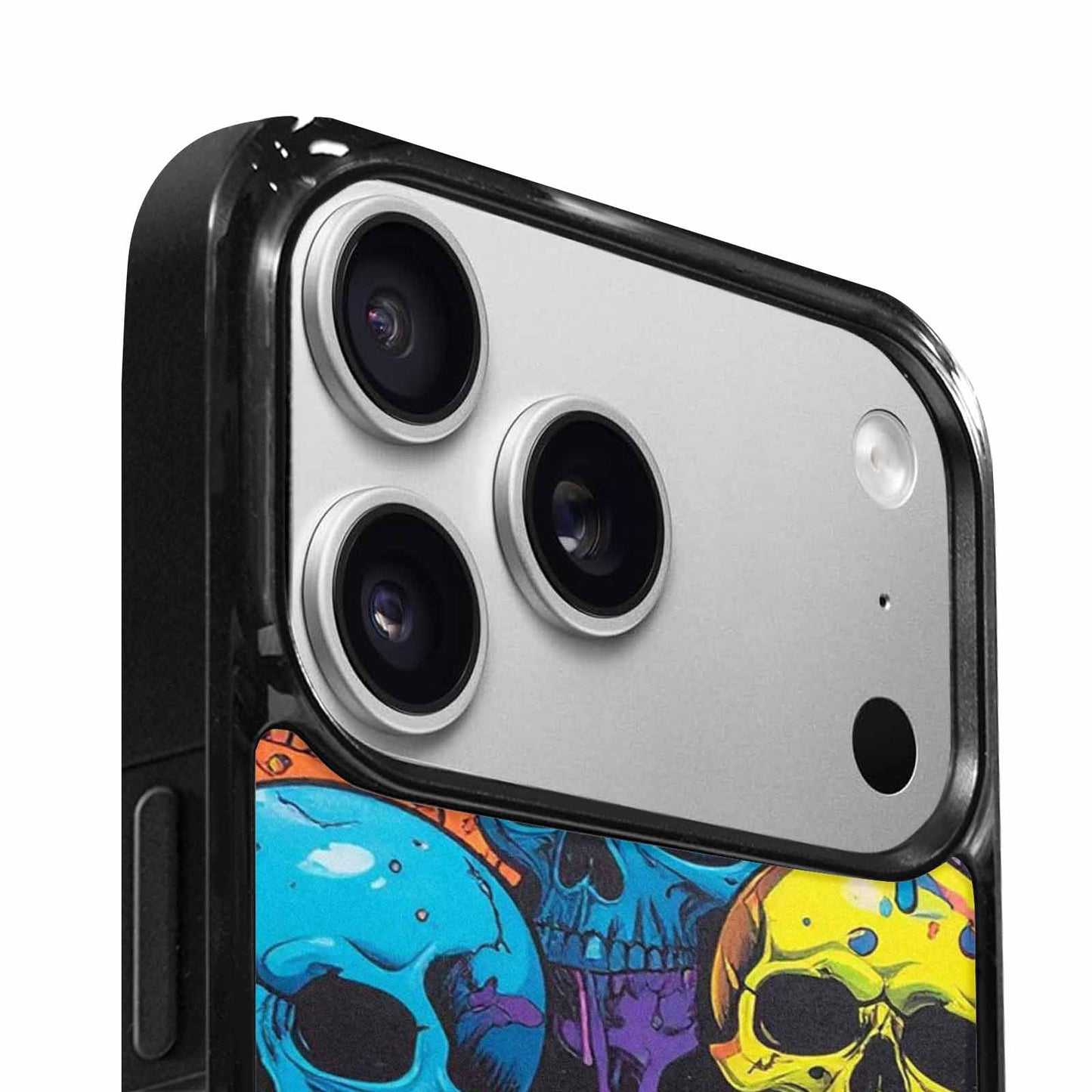 iPhone 17 Pro Max Case — Of Skulls Digital Camo Gothic Skulls, Custom Printed Phone Case