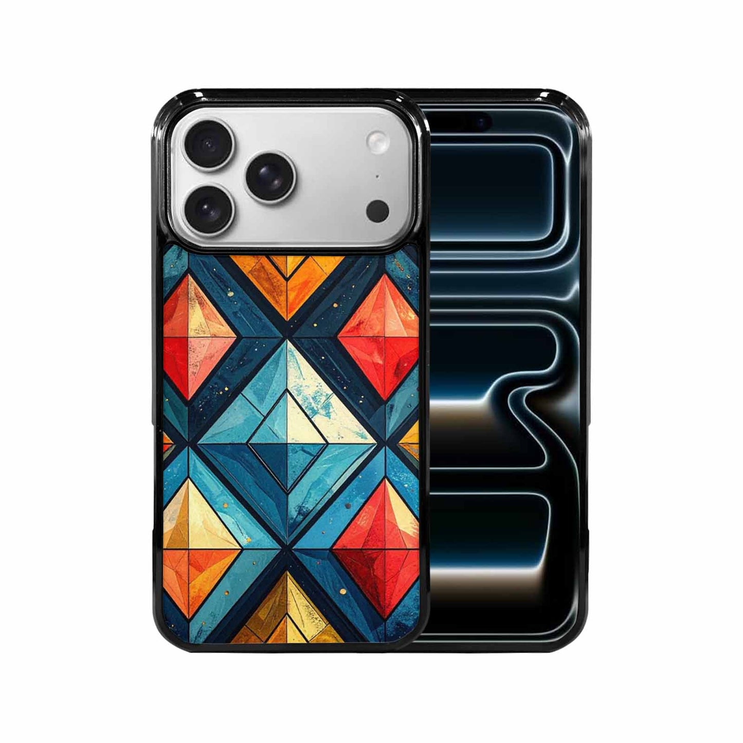 iPhone 17 Pro Max Case — Vintage Summer Diamond Retro Vintage, Custom Print Case Cover