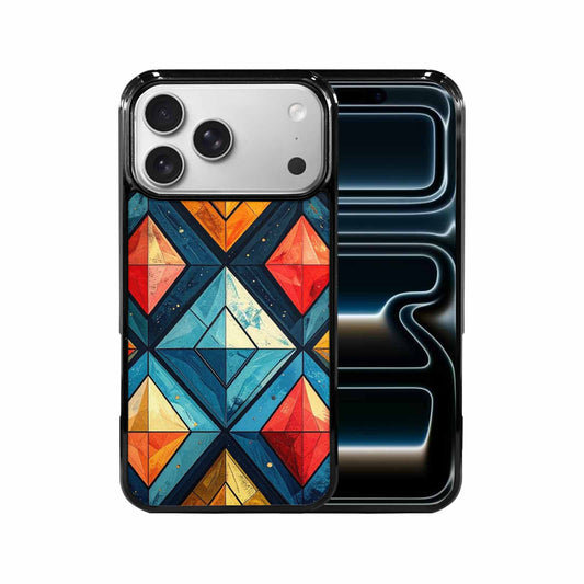 iPhone 17 Pro Max Case — Vintage Summer Diamond Retro Vintage, Custom Print Case Cover