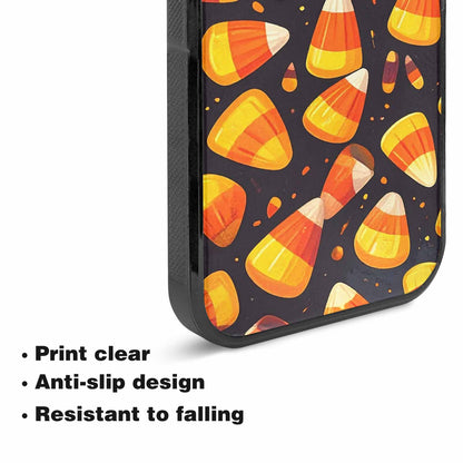 iPhone 15 Case — Halloween Candy Corn, Personalized Phone Case