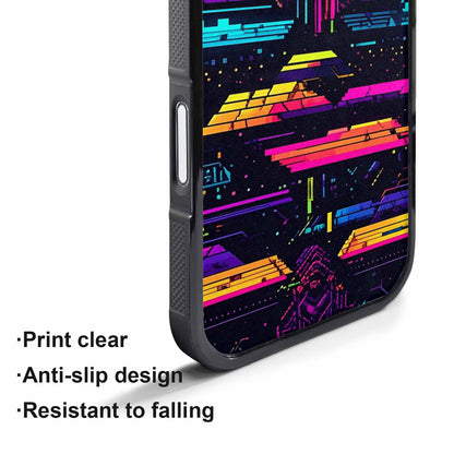 iPhone 17 Air Case — Retro Pixel Art Pattern Bit Retro, Personalized Phone Case