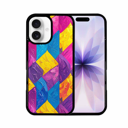 iPhone 17 Case — Pansexual Flag Color Theme Original Art, Custom Made Phone Cover