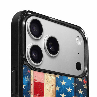 iPhone 17 Pro Case — Small American Flag Stars And Galaxy, Custom Designed Case Cover