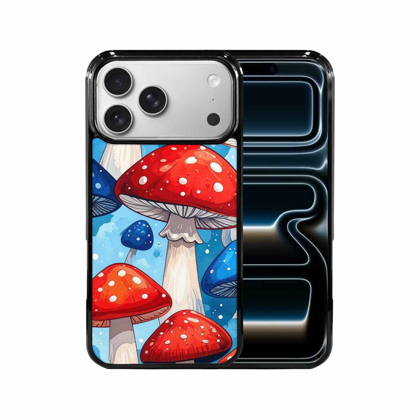 iPhone 17 Pro Max Case — Vivid Winter Mushroom Cartoon Cute, Unique Phone Case Design