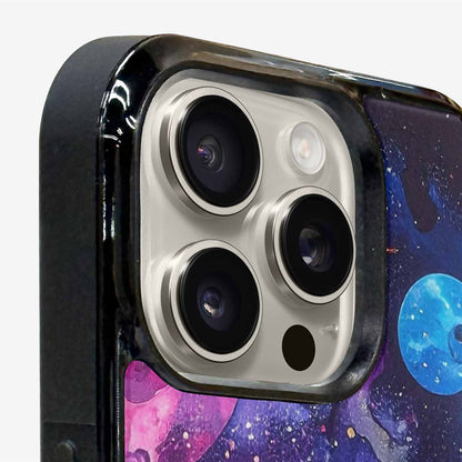 iPhone 15 Pro Max Case — Cosmic Creature And Object Mashup Pattern, Custom Phone Case