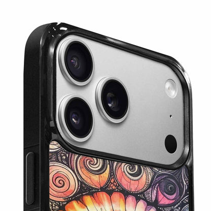 iPhone 17 Pro Case — Tie Dye Swirls Black White Tie, Custom Made Phone Cover
