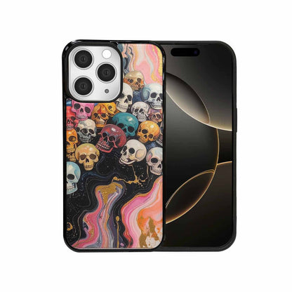 iPhone 15 Pro Max Case — Skulls Marbleskulls Pattern, Original Design Phone Case