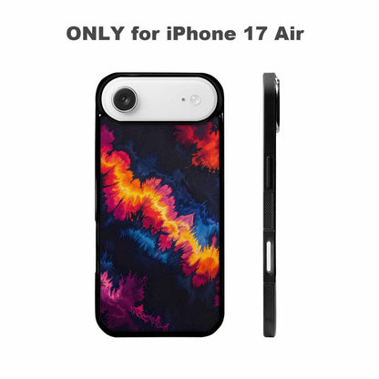 iPhone 17 Air Case — Tie Dye Dark Art Seamless Tie, Unique Phone Case Design