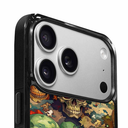 iPhone 17 Pro Case — Skulls Camoskulls Pattern Hu E4c Gothic, Custom Printed Phone Case