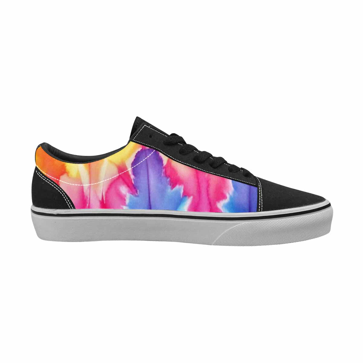 WOMEN'S Tie Dye Drip Canvas Lace-Up Dreamcore Sneakers