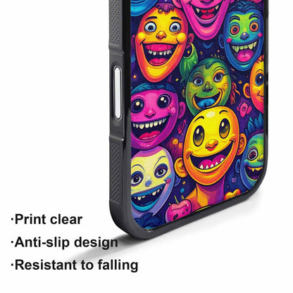iPhone 17 Air Case — Small Funny Looking Cartoon People Cartoon, Customized Protective Case