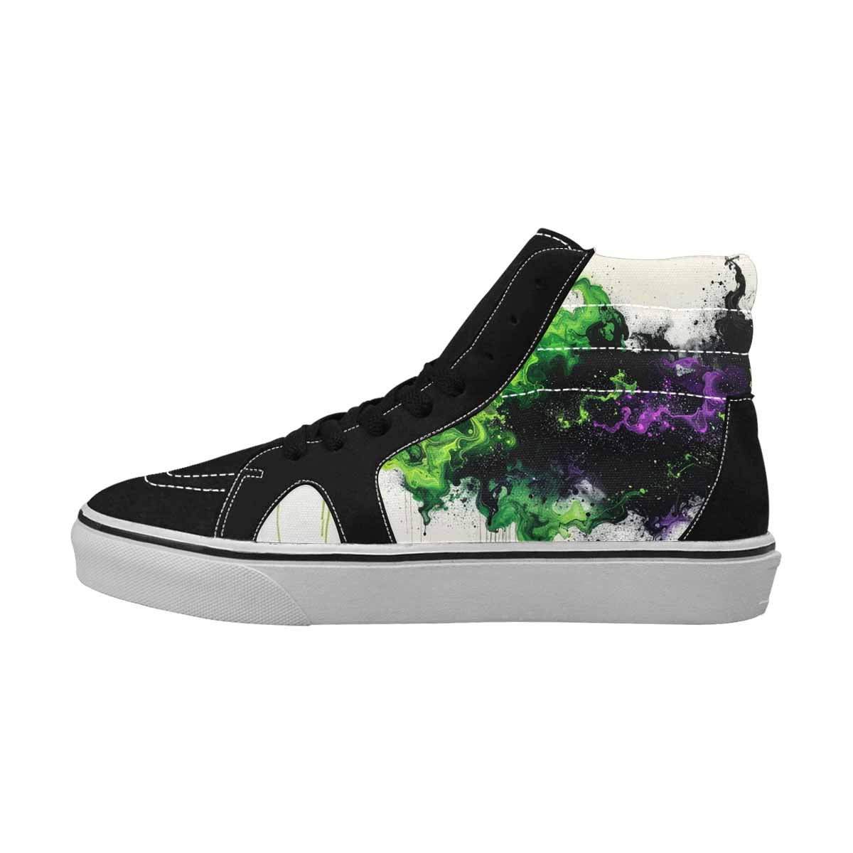 MEN'S Galaxy Nebula High Top Canvas Kaleidoscope Custom Sneakers