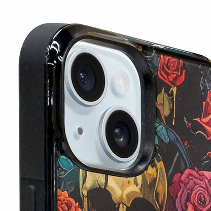 iPhone 15 Plus Case — Skulls And Rosesmelting Skulls A Dsq, Custom Art Phone Cover