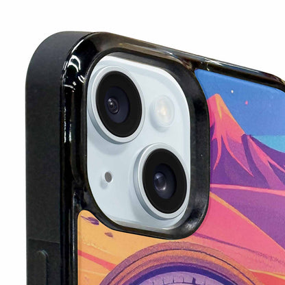 iPhone 15 Case — Salvadore Dali Surrealist Dreamscape Pattern Melting, Personalized Phone Case