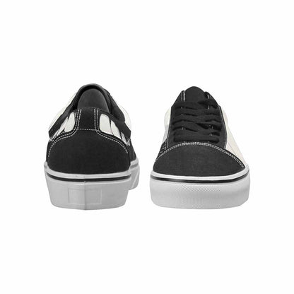 MEN'S Googly Cartoon Mouths Canvas Lace-Up Aesthetic Custom Shoes