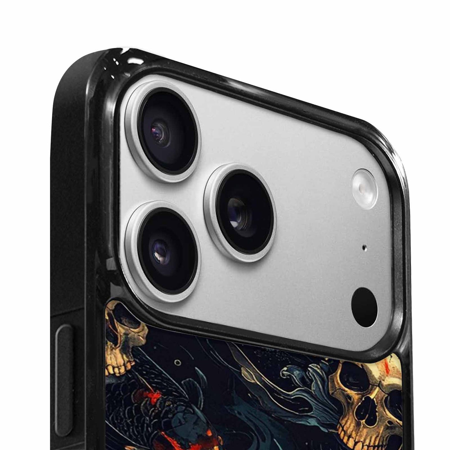 iPhone 17 Pro Case — Skull Dark Art Gothic Print Gothic, Custom Art Phone Cover