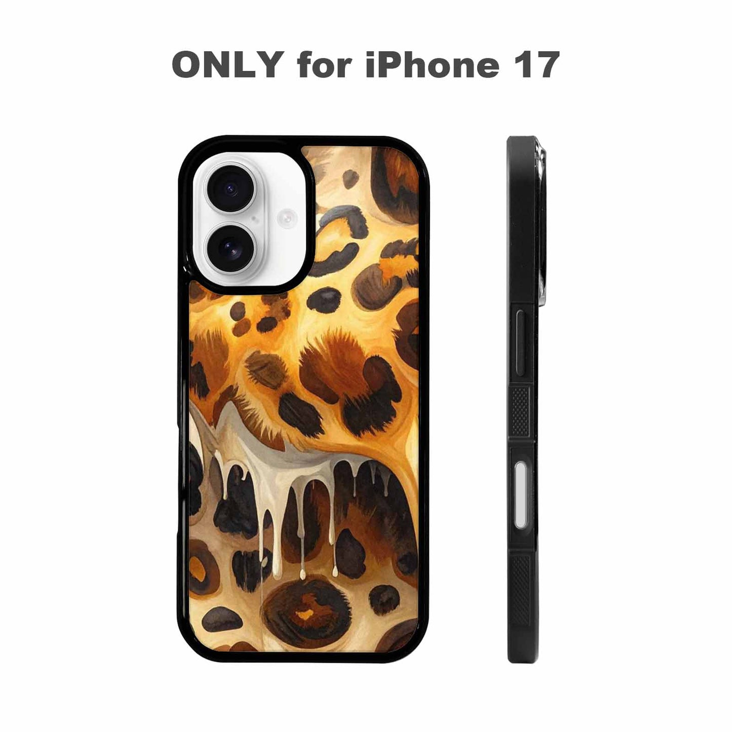 iPhone 17 Case — Seamless Tileable Pattern Of Animal Print, Custom Printed Phone Case