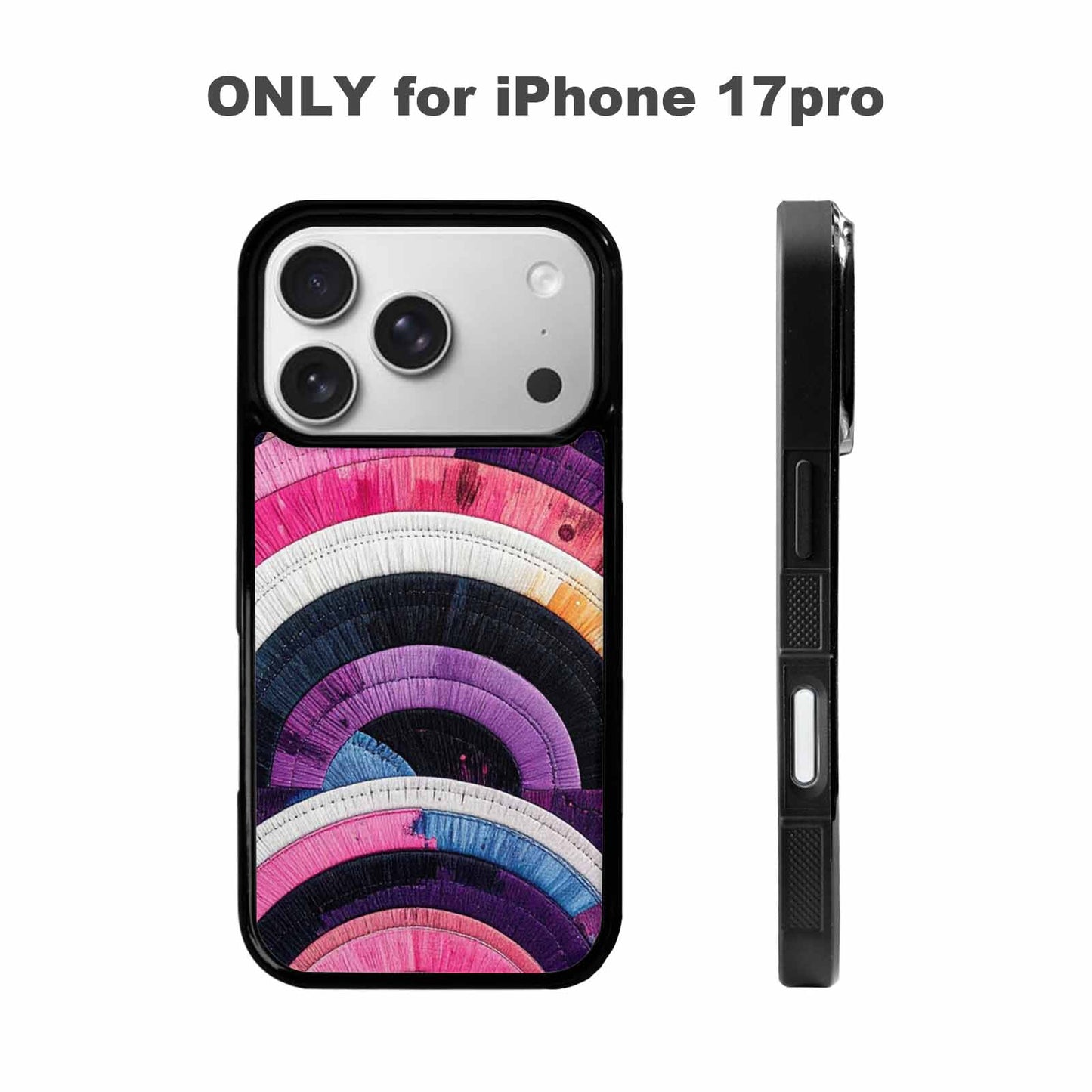 iPhone 17 Pro Case — Vivid Camo Genderfluid Pride Camo, Custom Print Case Cover