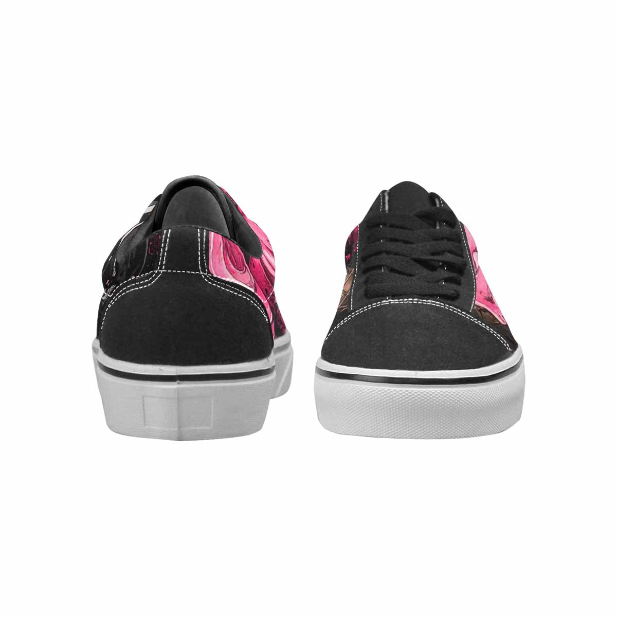 WOMEN'S Ice Cream Motif Lace-Up Canvas Cottagecore Sneakers