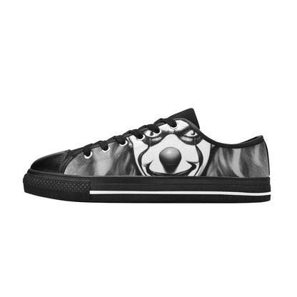 WOMEN'S Cc Evil Clown 2 Canvas Grunge Custom Sneakers