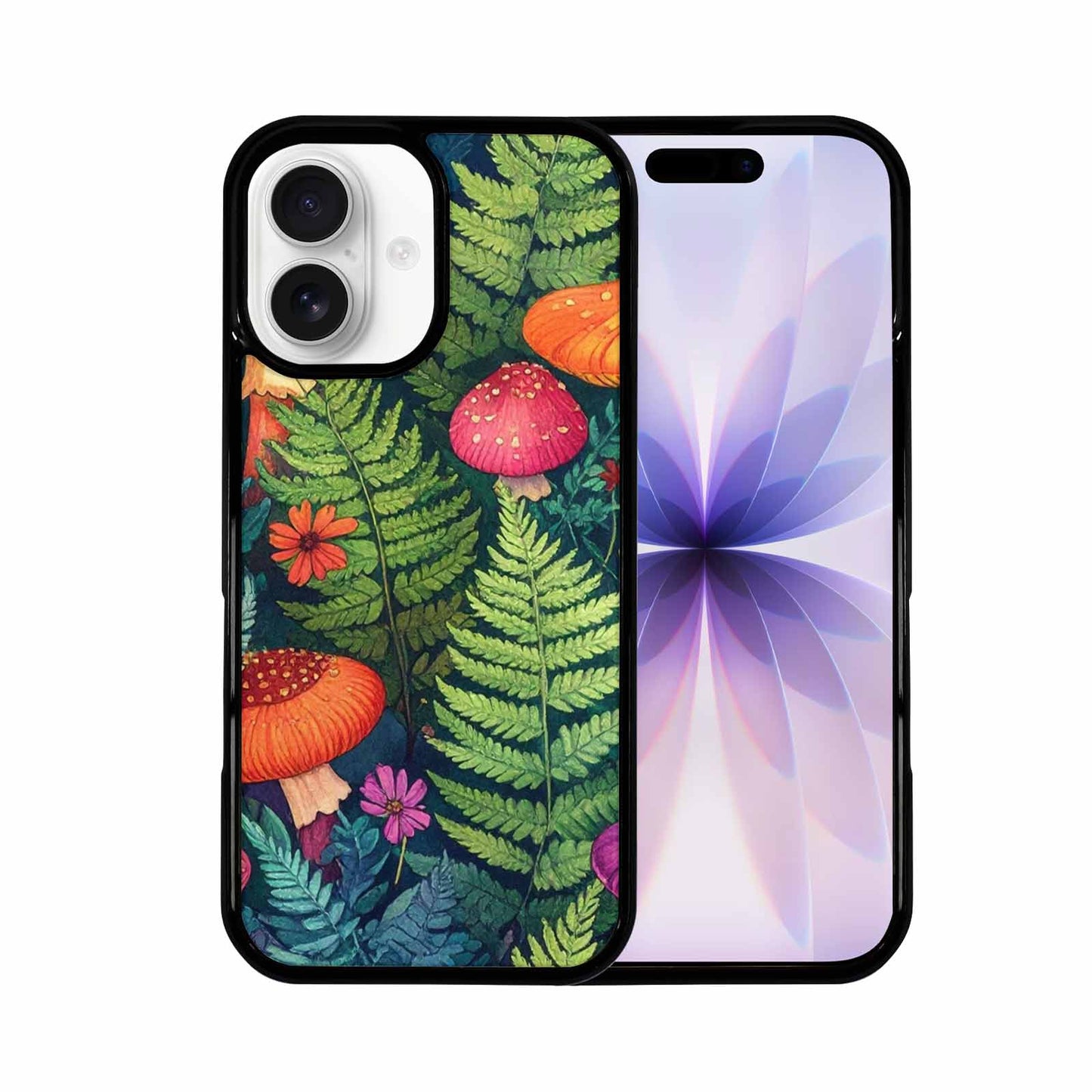 iPhone 17 Case — Mushrooms Botanicalmushrooms P Vyl Floral, Customized Protective Case