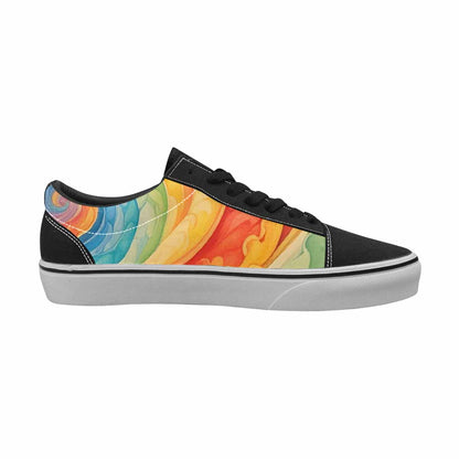 WOMEN'S Tie Lace-Up Canvas Cottagecore Custom Sneakers