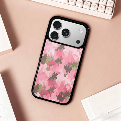 iPhone 17 Pro Case — Small Military Camouflage Blotch Pattern Camo, Custom Art Phone Cover