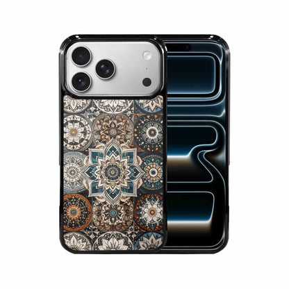 iPhone 17 Pro Max Case — Small Mandala Pattern, Randomly Floral, Custom Print Case Cover