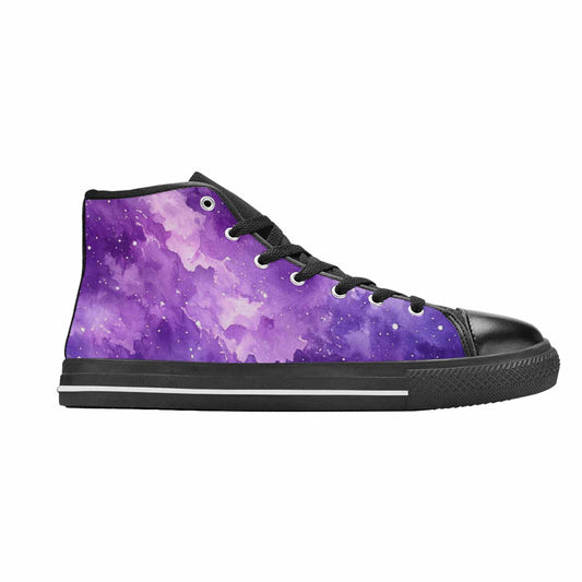 WOMEN'S Galaxy Art - High Top Canvas Dark Academia Custom Shoes