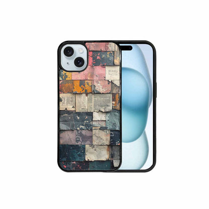 iPhone 15 Plus Case — Distressed Grunge Texture Pattern Hundreds Of, Unique Phone Case Design