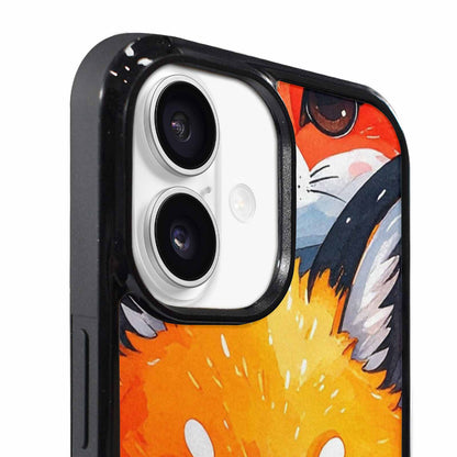 iPhone 17 Case — Watercolor Kawaii Fox Watercolor Abstract, Custom Art Phone Cover