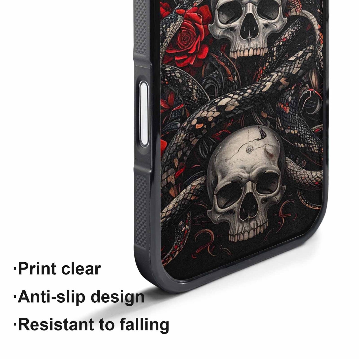 iPhone 17 Air Case — Skull Dark Art Gothic Print Gothic, Custom Designed Case Cover