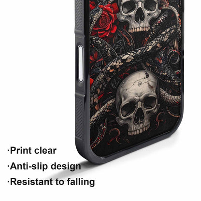 iPhone 17 Air Case — Skull Dark Art Gothic Print Gothic, Custom Designed Case Cover