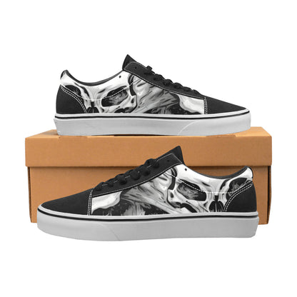 MEN'S Horror Comic Book Art Low Top Skateboarding Cottagecore Custom Shoes