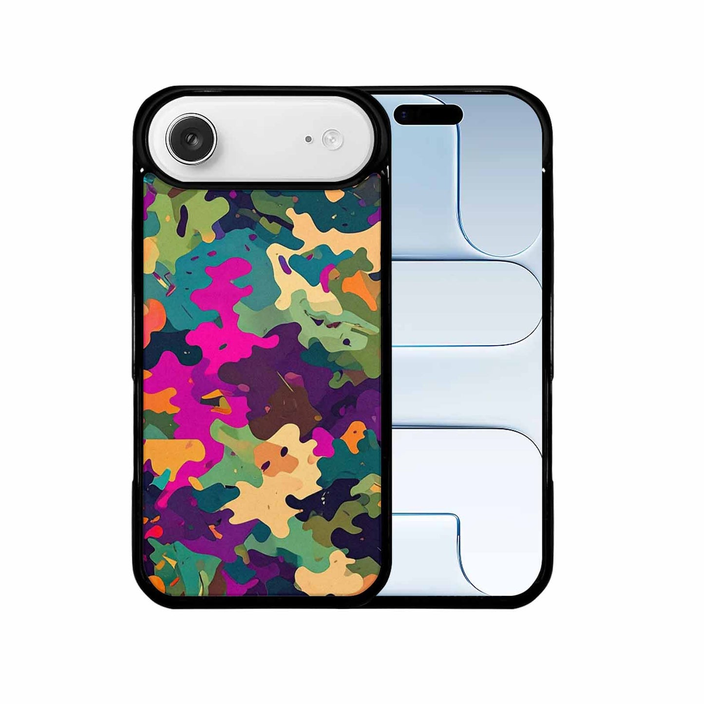 iPhone 17 Air Case — Small Military Camouflage Blotch Pattern Camo, Custom Made Phone Cover