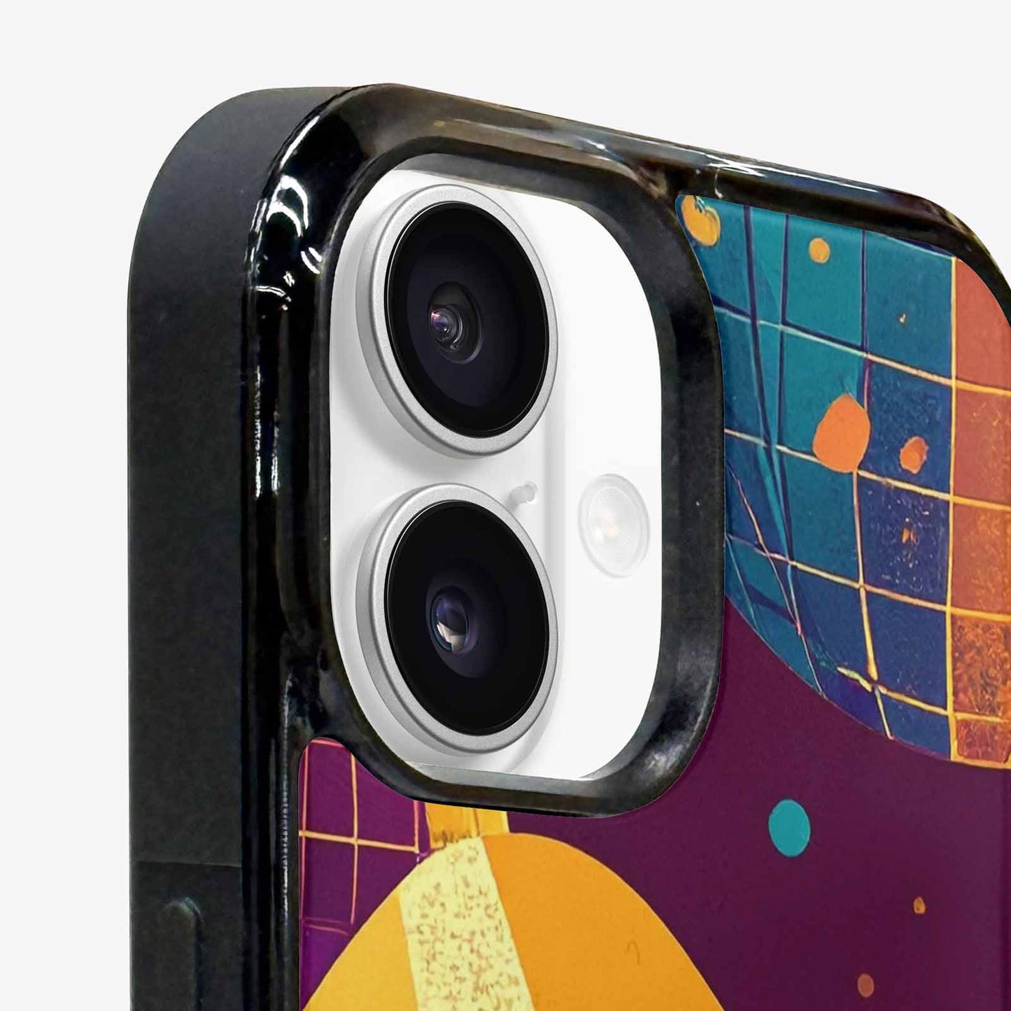iPhone 16 Case — 1970s Disco Art Pattern, Custom Art Phone Cover