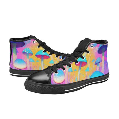 MEN'S Cc Mushroom Art 3 High Top Canvas Y2K Shoes