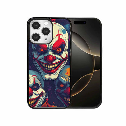 iPhone 15 Pro Max Case — Evil Clown Cartoon, Original Design Phone Case