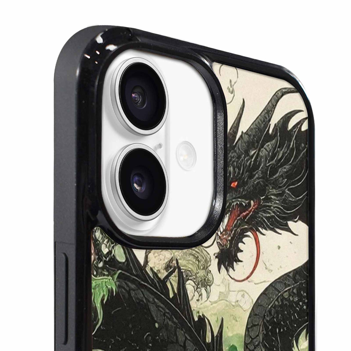 iPhone 17 Case — Dragon Scale Black &amp; Original Art, Custom Art Phone Cover