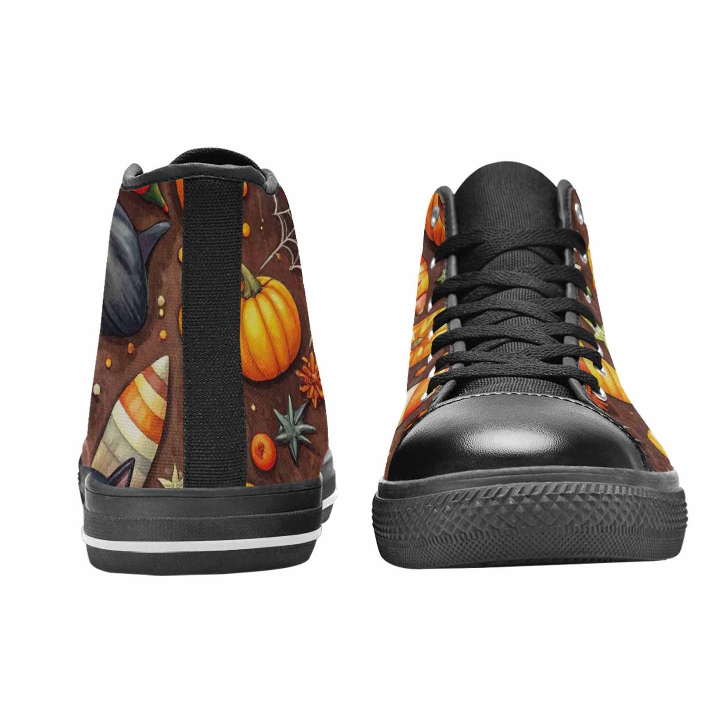 MEN'S Halloween High Top Canvas Dark Academia Custom Shoes