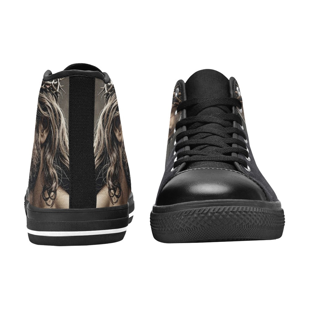 MEN'S Jesus_Ht_01 Men’S High Top Canvas Dreamcore Custom Shoes