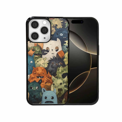 iPhone 15 Pro Max Case — Monsters Camomonsters Pattern Gsw, Custom Art Phone Cover