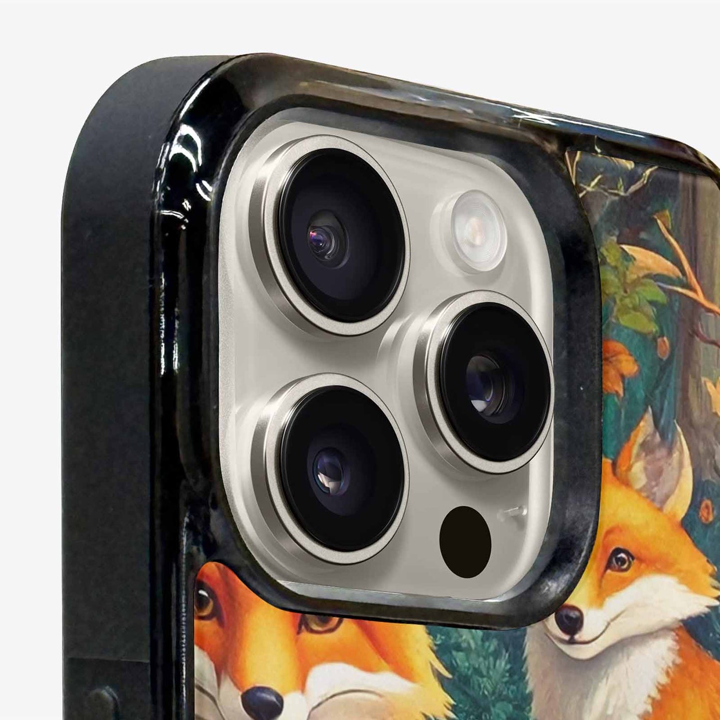 iPhone 16 Pro Max Case — Fox Forest Fox Forest Pattern Hundreds, Custom Art Phone Cover