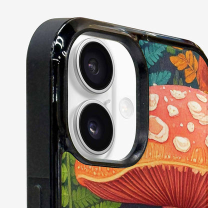 iPhone 16 Case — Mushrooms Botanicalmushrooms P, Custom Printed Phone Case