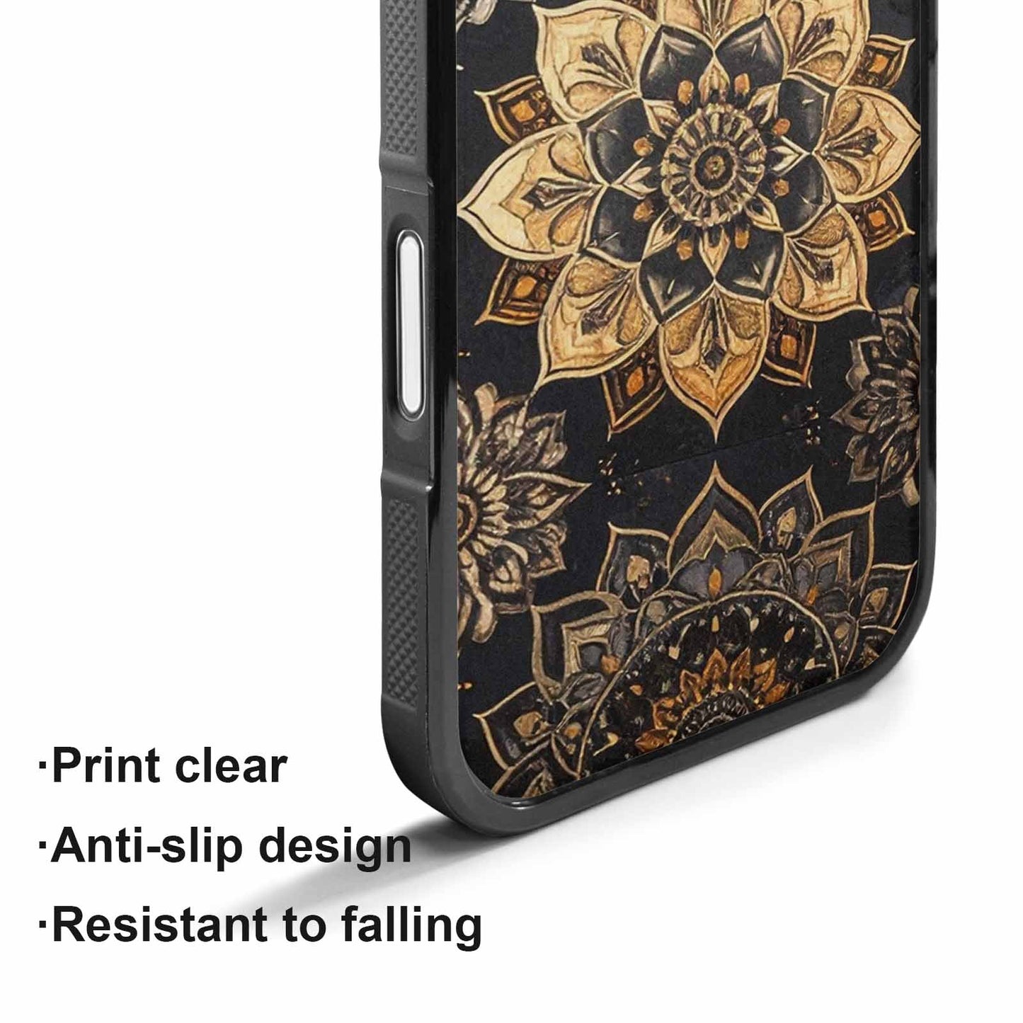 iPhone 17 Case — Small Mandala Pattern, Randomly Floral, Personalized Phone Case