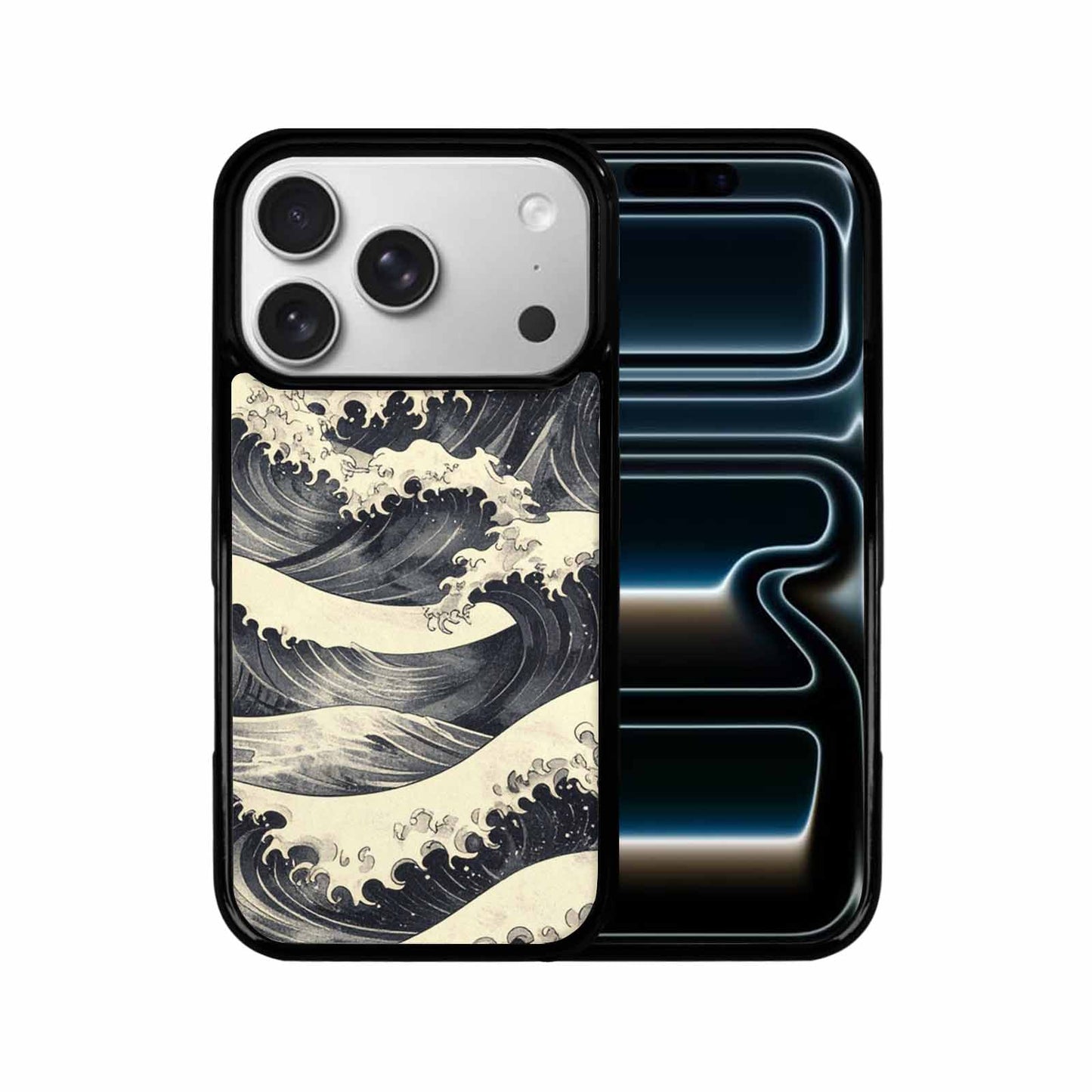 iPhone 17 Pro Case — Vintage Americana Wave Retro Vintage, Custom Printed Phone Case