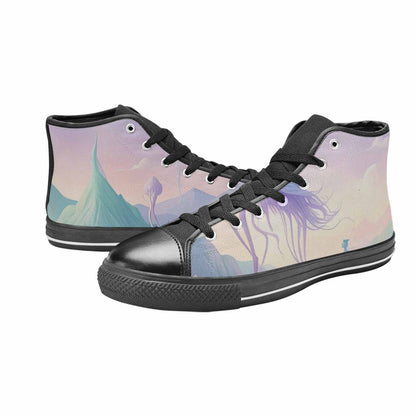 MEN'S Surrealist Dreamscape High Top Canvas Dreamcore Shoes