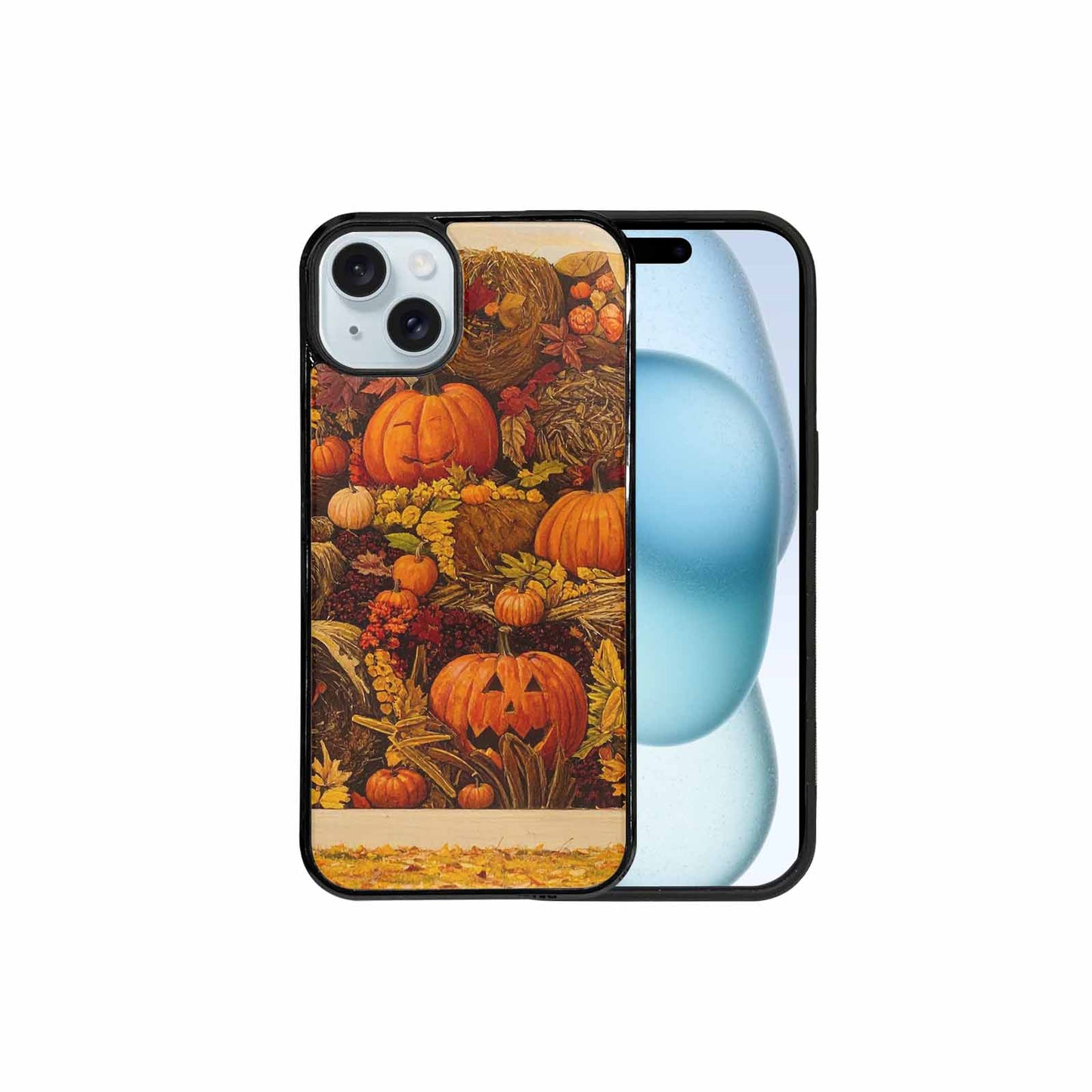 iPhone 15 Plus Case — Autumn Pumpkin Patch Autumn Pumpkin Patch, Unique Phone Case Design